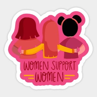 Women Support Women Sticker